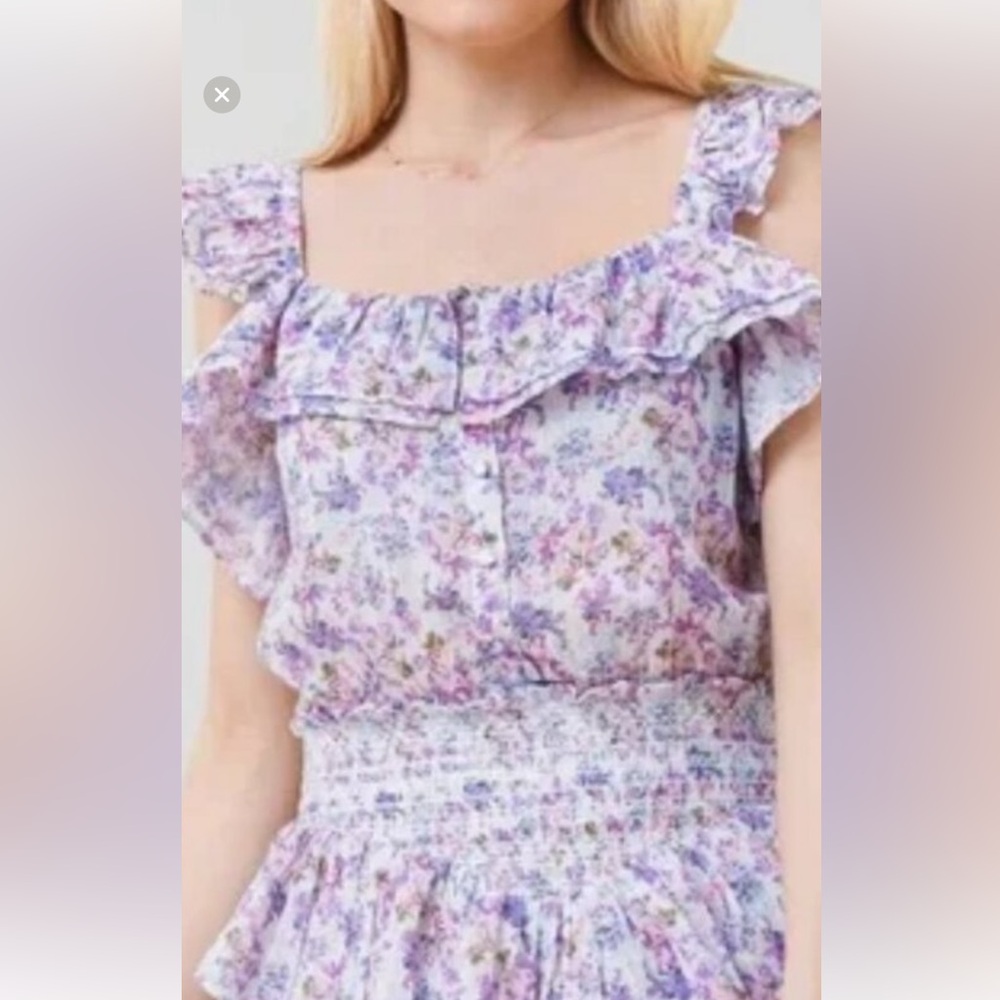 LoveShackFancy Shanley Mini Dress Size Large